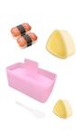 Sweet seven 4-Pack Onigiri Mold Set - Rice Mold Maker Kit for Kids' Lunch, Bento, and Home DIY - Classic Triangle Rice Ball Maker Sushi Mold