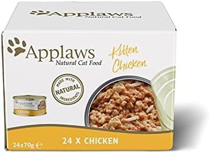 Applaws Natural Wet Kitten Food, Chicken Multipack in Jelly 70 g Tin - 4 x (6 x 70 g) Tins