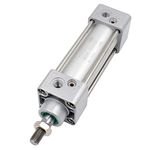 Heschen Pneumatic Standard Cylinder, SC 32-50, PT1/8'' Port, 32mm Bore, 50mm Stroke, Single Rod Double Action