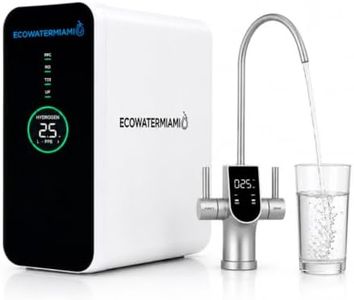 HYDROZENIT - Zenit600 Hydrogen - Reverse Osmosis Water Filter with Hydrogen Generator | 600GPD RO System | Smart Faucet Digital Display | Leak Detector & 5-Stage Filtration | Hydrogen Water Machine