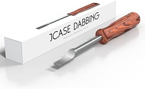 JCASE Dabbing Tool Mini Tool for Wax Carving Oil Wax Concentrate Dab Rosin Resin Steel Wood (Tool 4)