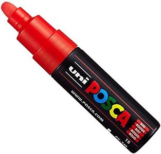 Posca Uni PC-7M Paint Marker Art Pens - Large Bullet Nib 4.5-5.5mm - 15 Colours - New for 2017 - Red