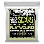 Regular Slinky Flatwound Short Scale Electric Bass Strings 45-105 Gauge