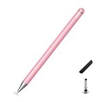 Stylus Pens For Touch Screens, PONY Pink Capacitive Pen High Sensitivity & Fine Point, Magnetism Cover Cap, Universal for Apple/iPhone/Ipad pro/Mini/Air/Android/Microsoft/Tablet/Surface and Other Touch Screens