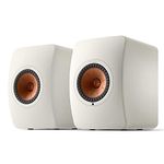 KEF LS50 Wireless II - Active wireless stereo speaker system (Mineral White) | HDMI | Airplay 2 | Bluetooth | Spotify | Tidal