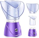 Luxus LVAP-111 Facial Steamer & Vaporizer for Cold, Cough, Sinus, and Infections, Steam Inhaler for Kids & Adults, Multipurpose Steamer with Compressed Air Technology & Stainless Steel Jar