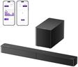 ULTIMEA 5.1ch Barre de Son TV avec Dolby Atmos, Système Audio Surround Home Cinéma, Barre de Son avec Caisson de Basses pour TV, 340W, Basses Réglables, App, Bluetooth 5.4, Poseidon M60 Boom