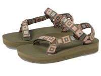 Teva Women's W Midform Universal Sandal, Retro Squares Unwind, 12