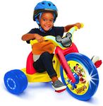 Fly Wheels Mickey and The Roadster Racers 15"Junior Cruiser Ride-on, Ages 3-7, Yellow/Red/Blue, 20" W x 22.5" H x 32.83" L