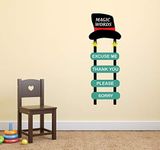 Littlebuds Magic Words Small Vinyl Wallstickers (20 cm x 60 cm)