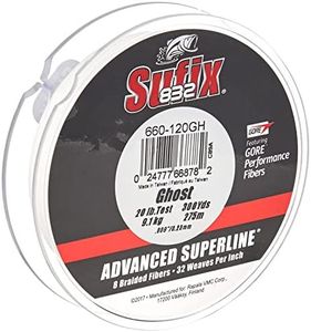 Sufix 832 Braid 20 lb Ghost 300 Yards