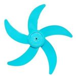 5 Leaf OR 5 Blade,Suitable for Table fan // Wall Fan // Pedestal fan 400mm sweep model, Multi colour Blade(plastic material)