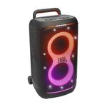 JBL Partybox 520, Wireless Bluetooth Party Speaker, 15H Playtime, Portable Design, Dynamic Light Show, IPX4 Splashproof, Multi-Speaker Connection, AI Sound Boost, Microphone Input, Black