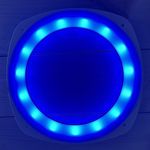 ZEZHOU Cornhole Lights Set of 2, Professional ACL Cornhole Accessories LED Cornhole Board Ring Lights for Hole, Easy Mounting, Enjoy Your Bean Bag Toss Corn Hole Game Outdoor After Dark, Blue