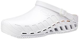 Scholl Unisex's Evo Medical Professional Clog, White, White, 5/6 UK