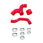 Mishimoto MMHOSE-SUB-INTRD Subaru Impreza WRX Silicone Intercooler Hoses, 2001-2005, Red