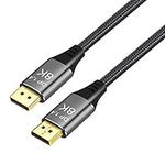 YIWENTEC Copper Cord Ultra HD 8K 4K DisplayPort Cable DP 1.4 8K@60Hz 4K@144Hz High Speed 32.4Gbps HDCP 3D Slim and Flexible DP to DP Cable 1m 8k