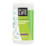 Better Life Natural All-Purpose Cleaner Wipes, Clary Sage & Citrus, 70 Count, 2408