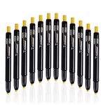 Listo 1620 - Box of 12 - YELLOW COLOR - China Markers/Grease Pencils/China Marking Pencils, Wax Pencils