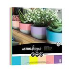 Astrodesigns Crafting Cardstock, 12" x 12", 65 lb./176 gsm, 6-Color Blooms & Blossoms Assortment, 84 Sheets (91813)