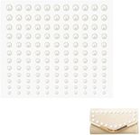 Pearl Stickers, 2PCS Flat Back Face