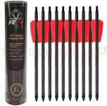DNA Leisure A Pack of 10 x EK Carbon Archery R9 Crossbow Pistol Bolts 7.5"