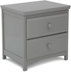 Delta Children Emerson Nightstand, Greenguard Gold Certified, Grey