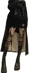 Goth Tights Goth Tights for Women Ripped Tights Gothic Tights Goth Accessories Gohtic Clothing, Black, One size