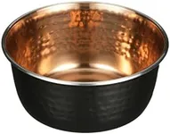 Neater Pet Brands Hammered Decorative Designer Bowls - Luxury Style Premium Dog and Cat Dishes (Small, Black Copper)