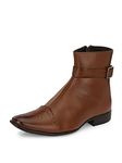 Eego Italy Genuine Leather Boots_CHAIN-18-TAN-9