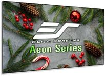 Elite Screens Aeon Series, 120-inch 16:9, 8K / 4K Ultra HD Home Theater Fixed Frame Edge Free Borderless Projector Screen, CineGrey Matte Grey Front Projection Screen, AR120H2, White