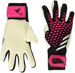 adidas Pro Predator Goalie Gloves Unisex-Child, Black/White/Team Shock Pink, 4