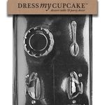 Dress My Cupcake DMCD078 Chocolate Candy Mold, Tea Cup