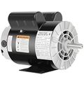 Air Compressor Motor, 3HP SPL Electric Motor, 3450 RPM, 115/230V Single Phase Motor, 56 Frame 5/8 Keyed Shaft 60 HZ