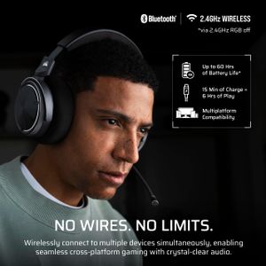 Corsair VIRTUOSO MAX Wireless Gaming Headset – High-Fidelity Audio