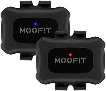 MOOFIT Speed/Cadence Sensor,ANT+ Bluetooth Cycling Cadence Sensor,Wireless RPM Sensor for Bicycle or Spin Bike,IP67 Speed and Cadence Sensor Compatible with Wahoo, Zwift, Openrider, Peloton