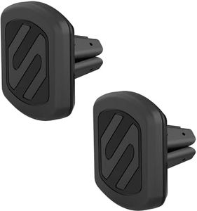 Scosche MAGVM2B-2PKBP0 MagicMount Magnetic Phone Mount for Car Air Vent, Universal Cell Phone Holder for Car Vent Mount, Strong Magnet Hold, Compatible with iPhone, Samsung, & All Devices (Pack of 2)