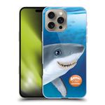 Head Case Designs Officially Licensed Animal Club International Shark Underwater Hard Back Case Compatible With Apple iPhone 16 Pro Max