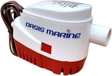 OASIS MARINE - Automatic Boat Bilge Water Pump 12v 1100 GPH 1 1/8 inch Outlet with Built in Float Switch