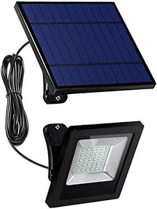 Awanber Solar Powered Lights Outdoor, Bright White Light IP65 Waterproof Auto Dusk to Dawn 350° Adjustable Solar Security Flood Lights for Barn, Garden, Garage, Pathway, Yard, Patio, Lawn, Balcony