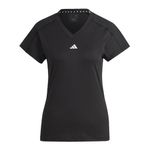 adidas Womens AEROREADY Training Essentials Minimal Branding V-Neck Black M