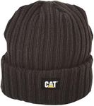 Caterpillar Rib Watch Cap, Black, One Size