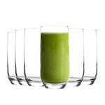 Lav Highball Tumbler Drinking Glasses Set. Pack of 6 Water Juice Tableware Glass, 315ml