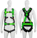 G-Force Multi Purpose Full Body Height Safety Fall Arrest Restraint Harness with Work Positioning (M-XL)