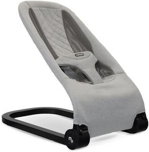 My Babiie Reclining Baby Bouncer – Newborn Ergonomic Bouncer Chair, from Birth to 9 Months (9kg) - Grey