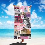 Personalized Beach Towels - Kids Pool Towel - Singer Tay Beach Towel - Beach Bath Towel - Sand Free - Quick Drying -Super Soft Absorbent Durability Beach Blanket Pool Travel Swimming Shower Towel