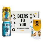 Personalised Brewdog British Craft Beer Gift Set with Brewdog Glass - Premium Selection, Beer Gifts for Men, Women, For Him, For Her, Christmas,