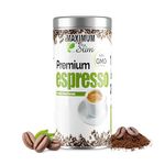 MAXIMUM SLIM ESPRESSO:Gourmet - 100% Arabica Coffee,Certified Organic,NON-GMO.VEGAN-PROMOTE FAT BURNING,ENERGY&FOCUS-GARCINIA CAMBOGIA- GREEN COFFEE BEAN EXTRACT- GANODERMA