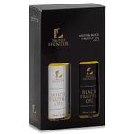 TruffleHunter - Black & White Truffle Oil Set - Extra Virgin Olive Oil for Cooking & Seasoning - 100 ml X2