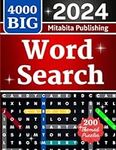 4000 BIG Word Search for Adults: Large Print (200 Themed Puzzles): Relaxing Big Font Wordfind, Anti-Eye Strain, Puzzle Book for Adults, Seniors to Have Fun and Relax